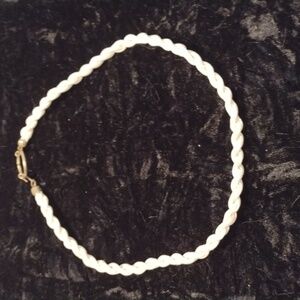 Elegant White Beaded Necklace